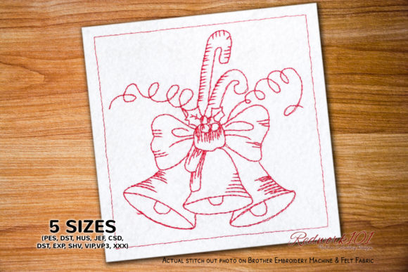 Christmas Bells Design Review for Embroidery Sellers