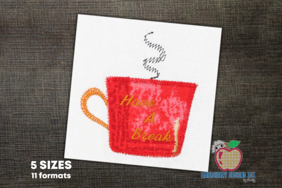 Coffee Have a Break Embroidery Review