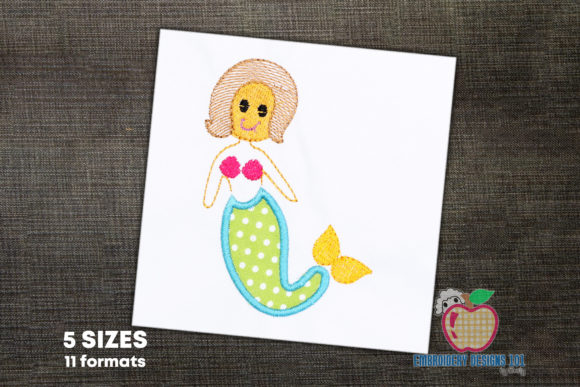 Cute Baby Mermaid Embroidery Review