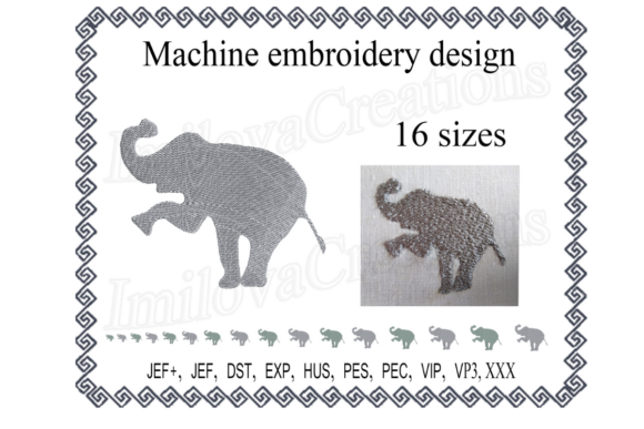 Elephant Silhouette Embroidery Review