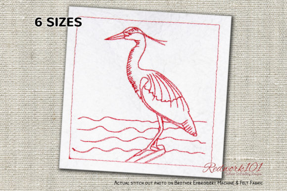 Heron Bird Machine Embroidery Review
