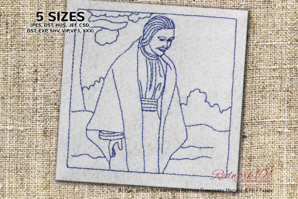 Nativity Scene Redwork Review