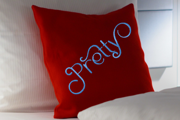 Pretty Lettering Embroidery Review for Boutique Sweatshirts