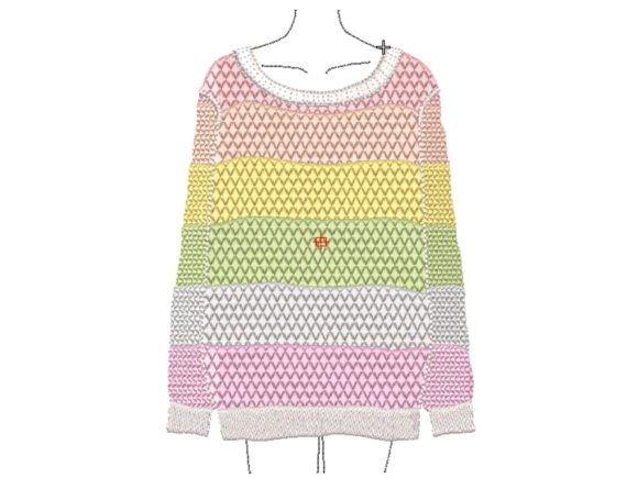 Rainbow Sweater Embroidery Design Review