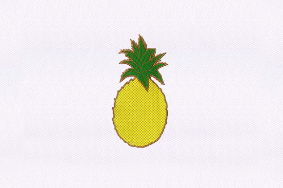 Yellow Green Pineapple Embroidery Review
